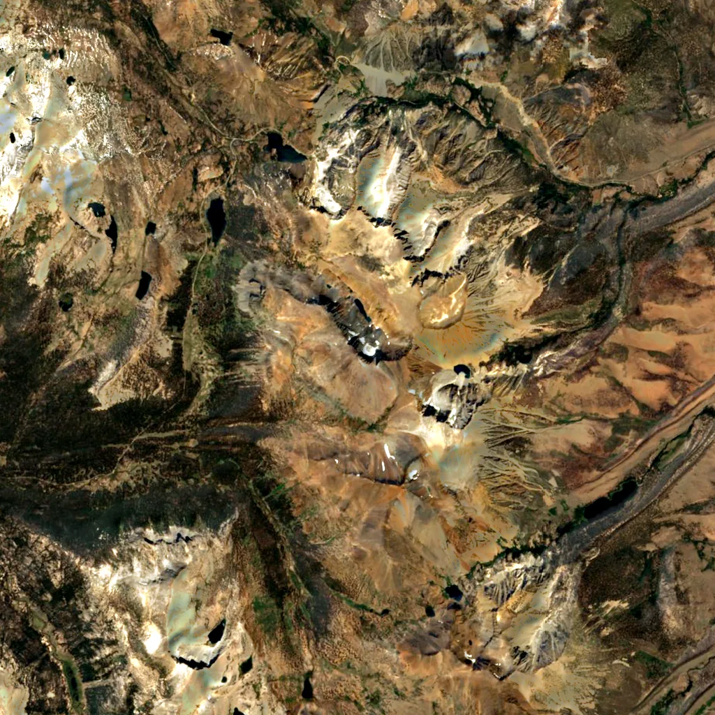 Mount Dana seen from above (Sentinel-2)