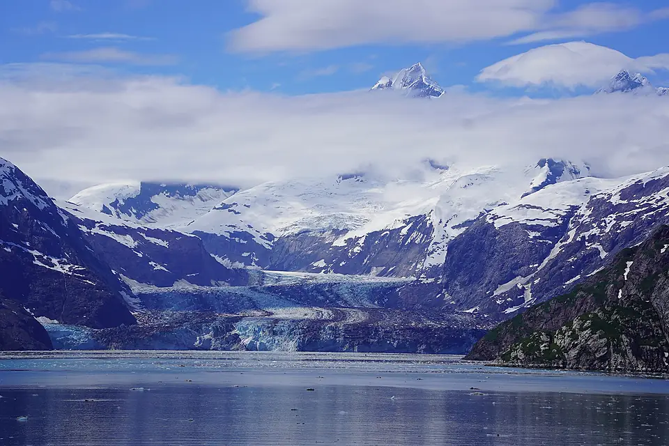 Mount Fairweather and Mount Quincy Adams, Johns Hopkins Glacier, Johns Hopkins Inlet, Glacier Bay National Park and Preserve, Alaska (53838276249)