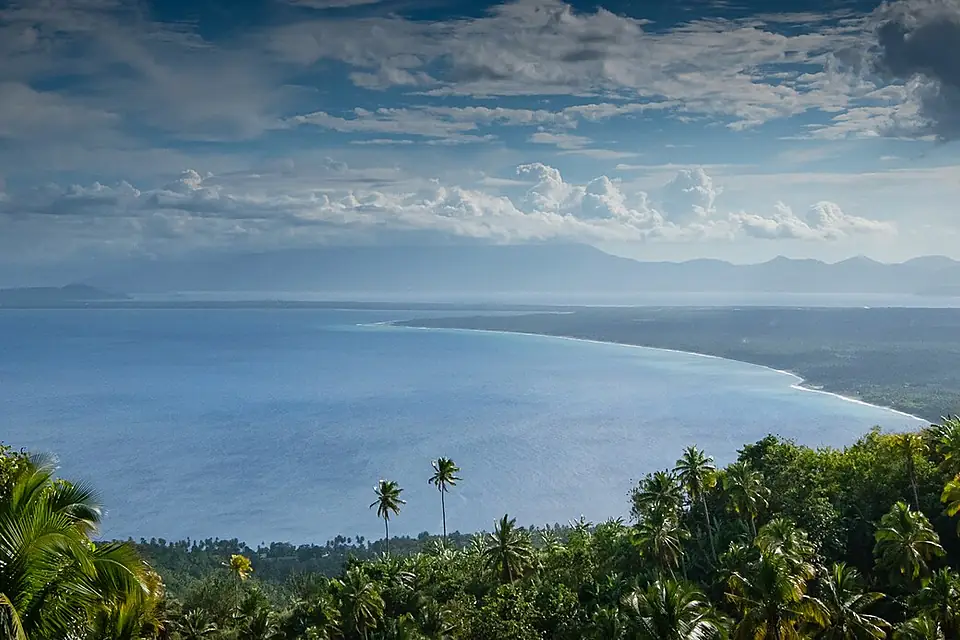 Overlooking Mount Hamiguitan and Dahican beach