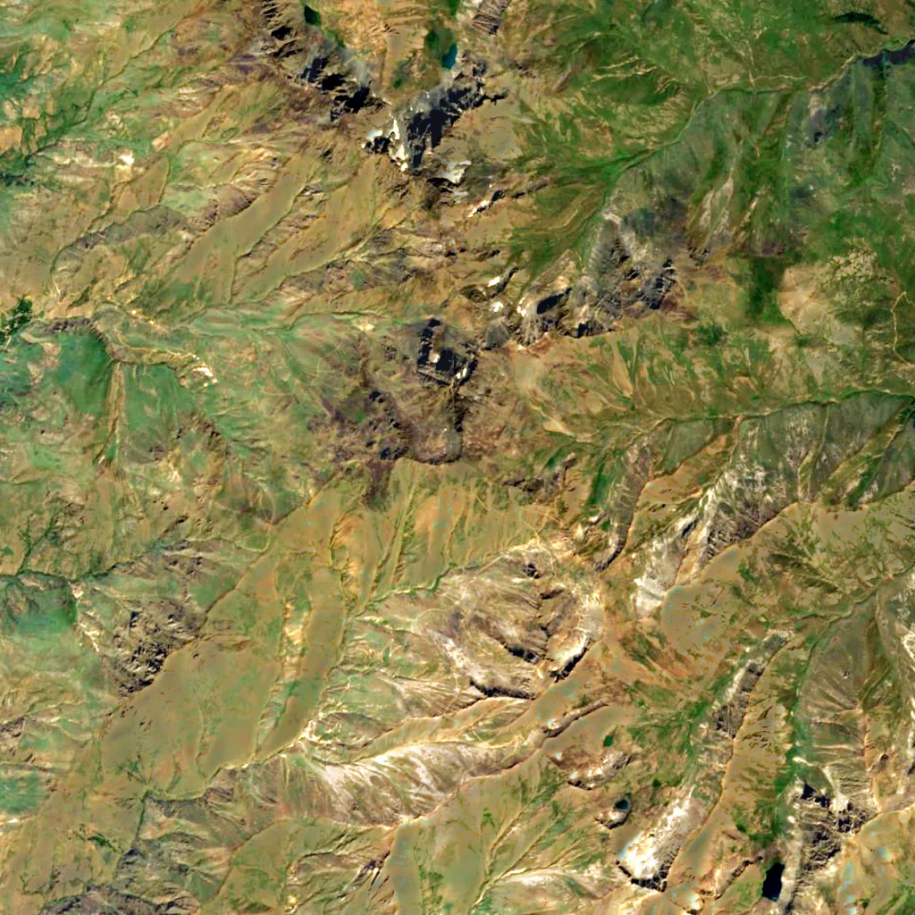 Mount Kaputjugh seen from above (Sentinel-2)