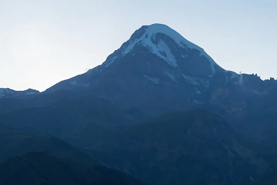 2024-08-04 Mount Kazbegi in evening light