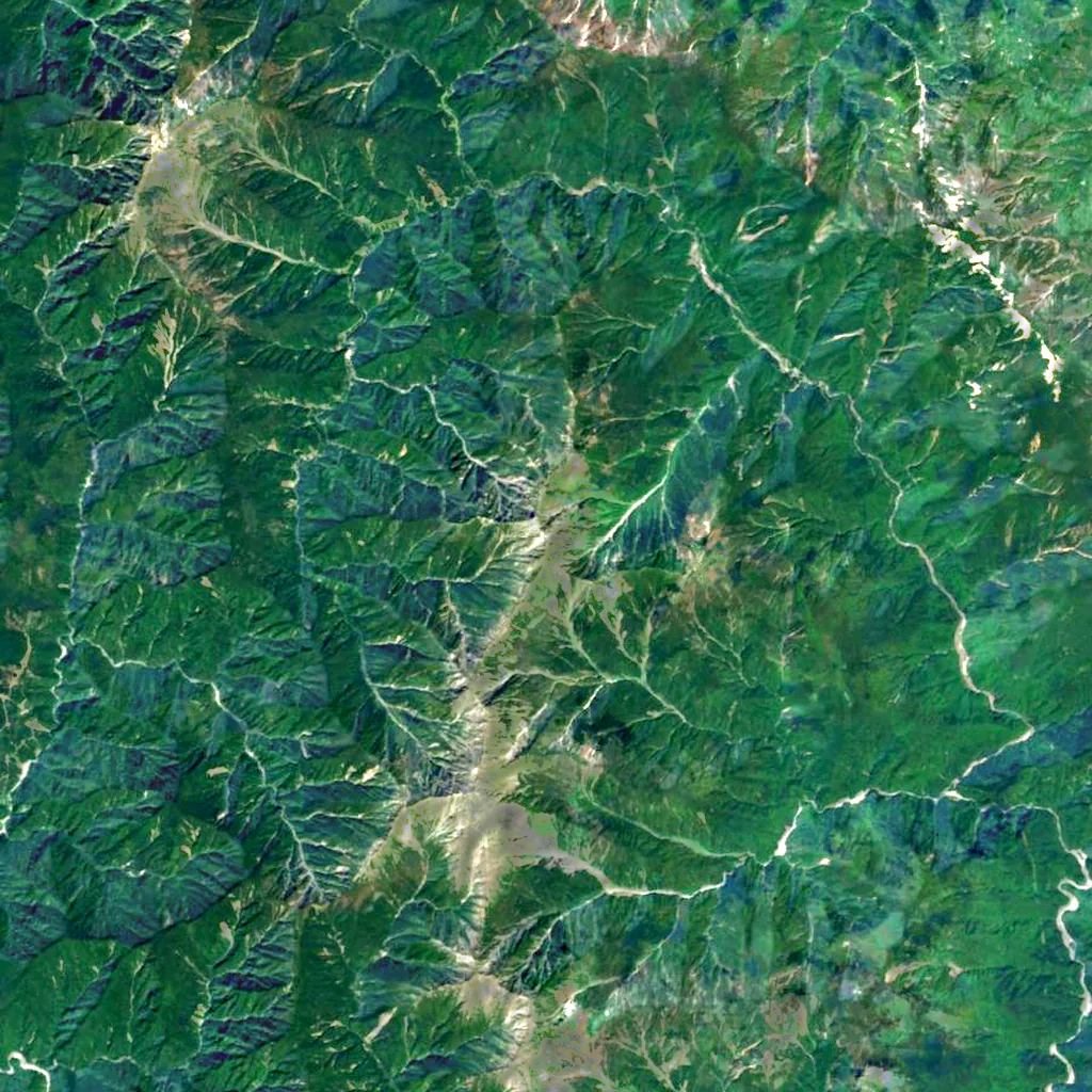 Mount Kita seen from above (Sentinel-2)