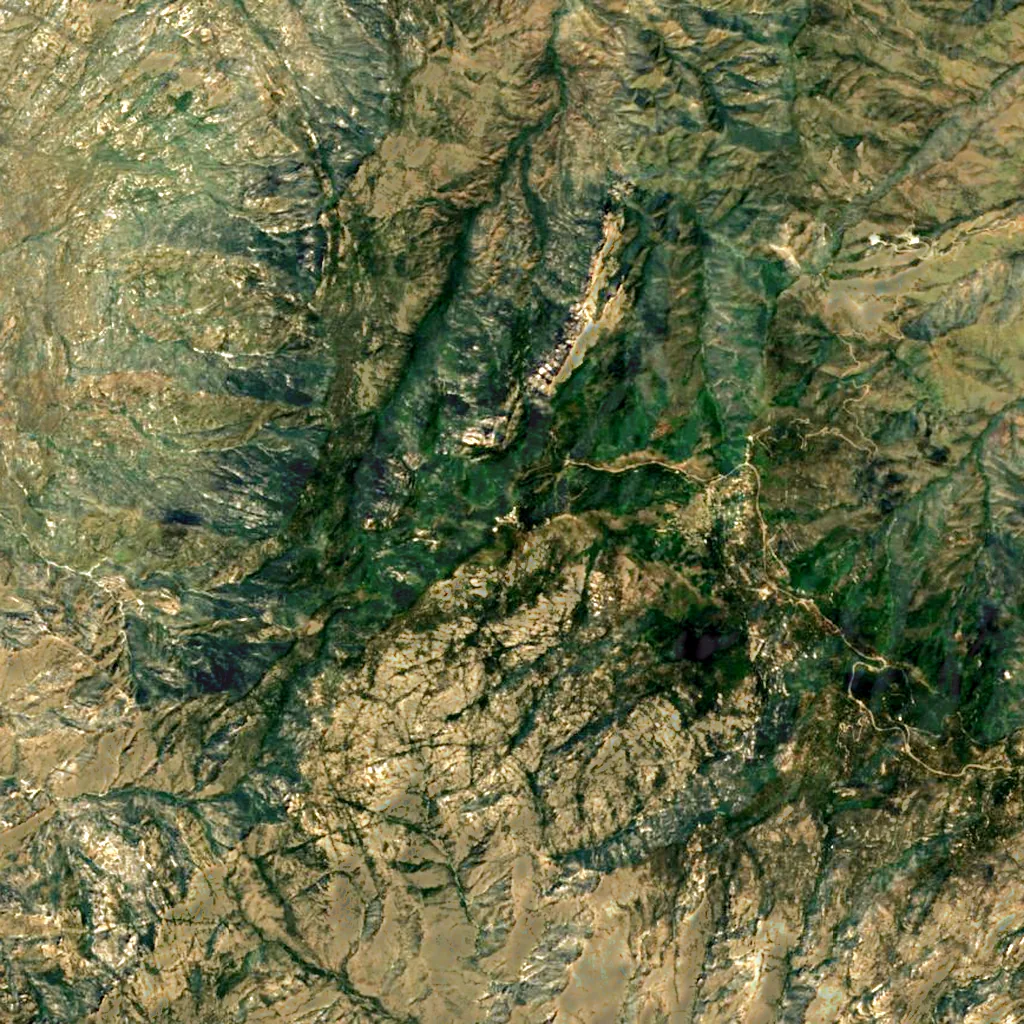 Mount Lemmon seen from above (Sentinel-2)