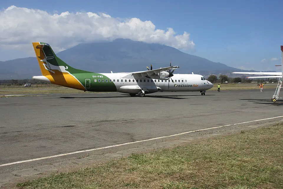 Arusha Airport with Mount Meru back ground
