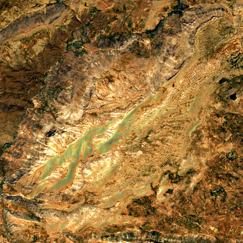 Mount Nemrut seen from above (Sentinel-2)