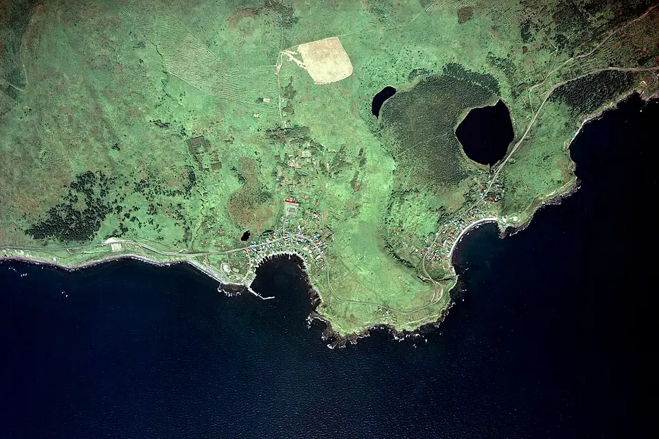 Japan, Hokkaido, Rishiri island - Mikazuki Otatomari ponds 1