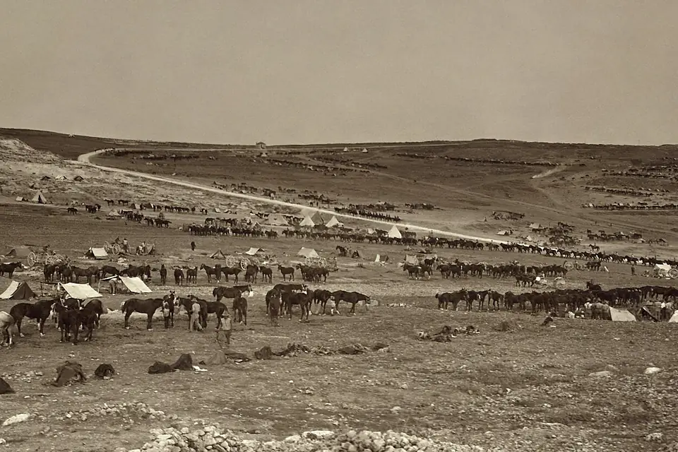 Australian camps on slopes of Olivet & Mount Scopus3