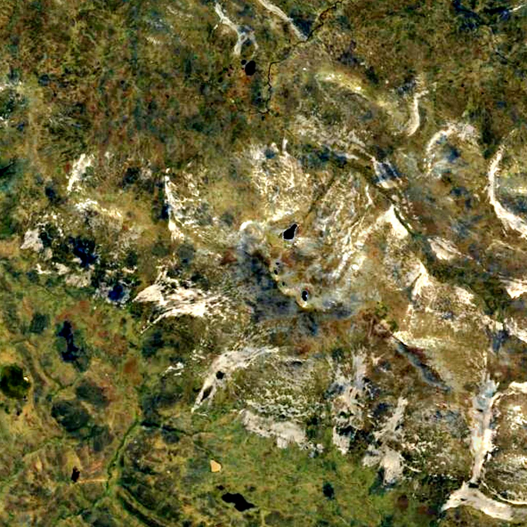 Mount Usborne seen from above (Sentinel-2)