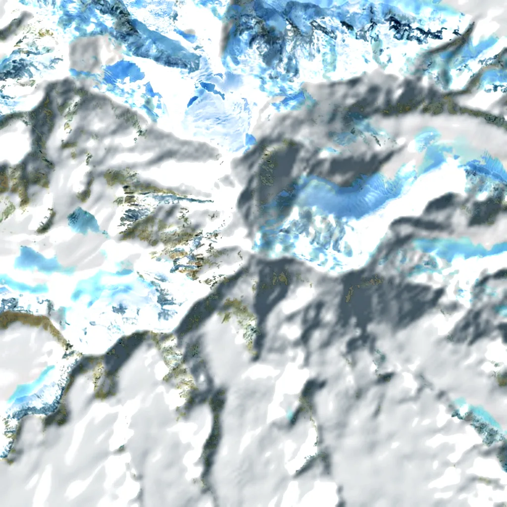 Mount Vancouver seen from above (Sentinel-2)