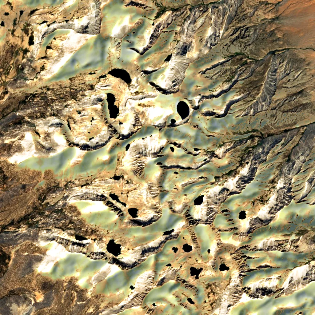 Mount Whitney seen from above (Sentinel-2)