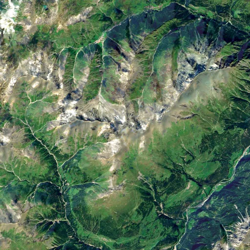 Muttler seen from above (Sentinel-2)