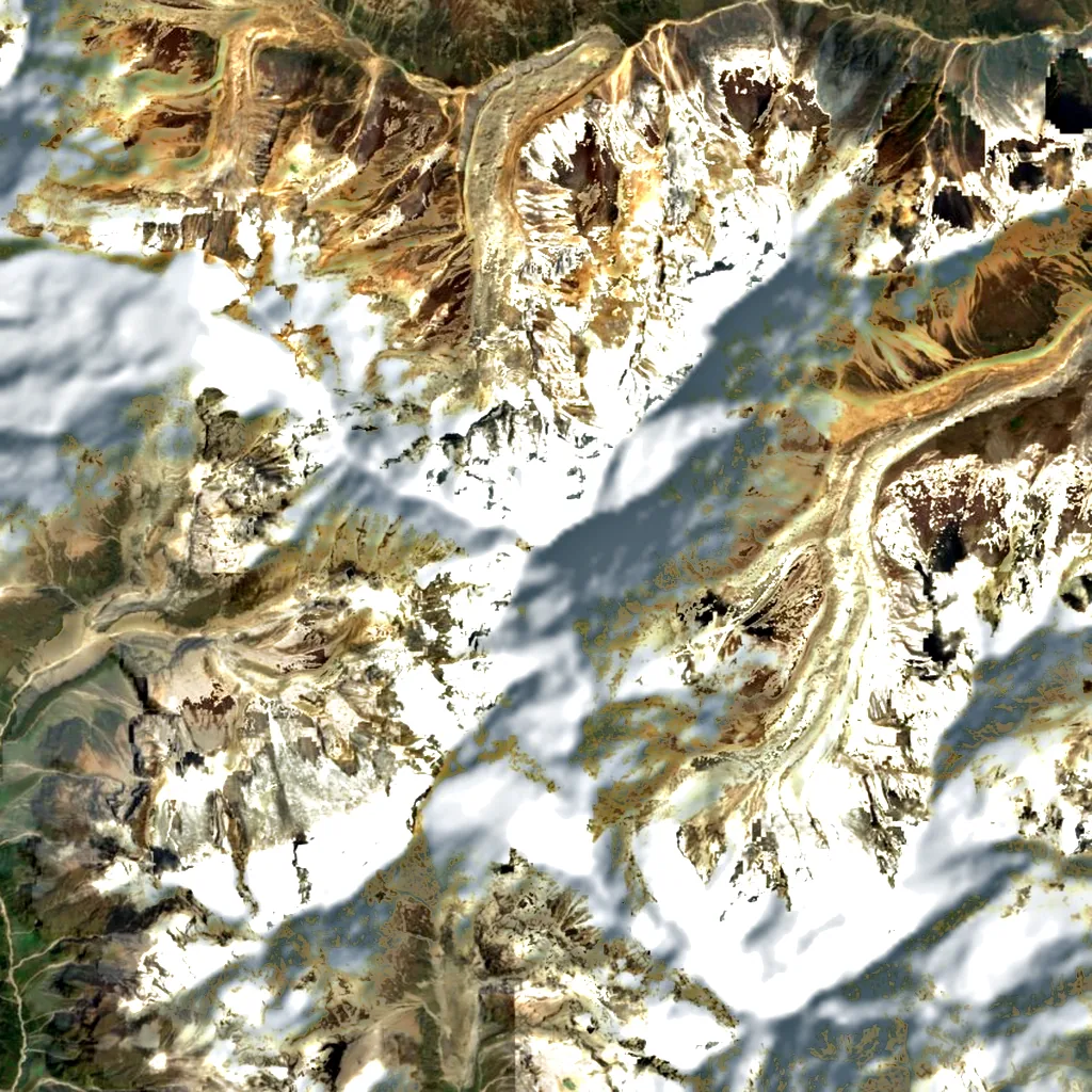 Nanda Kot seen from above (Sentinel-2)