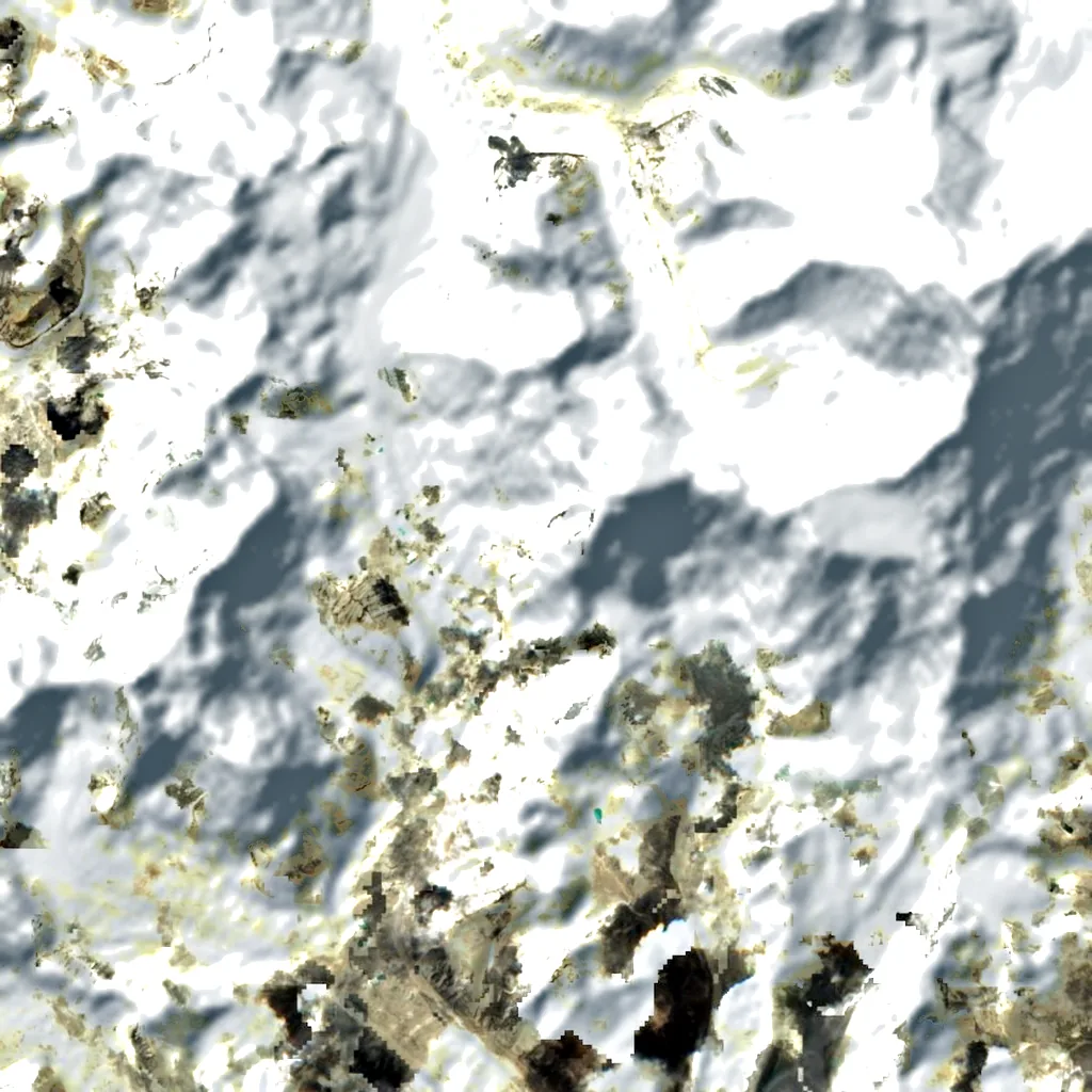 Nangpai Gosum seen from above (Sentinel-2)