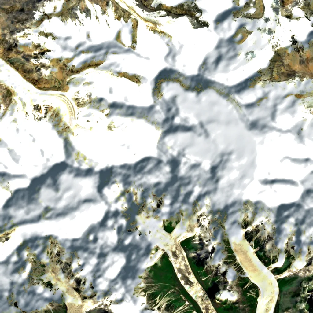 Nemjung seen from above (Sentinel-2)