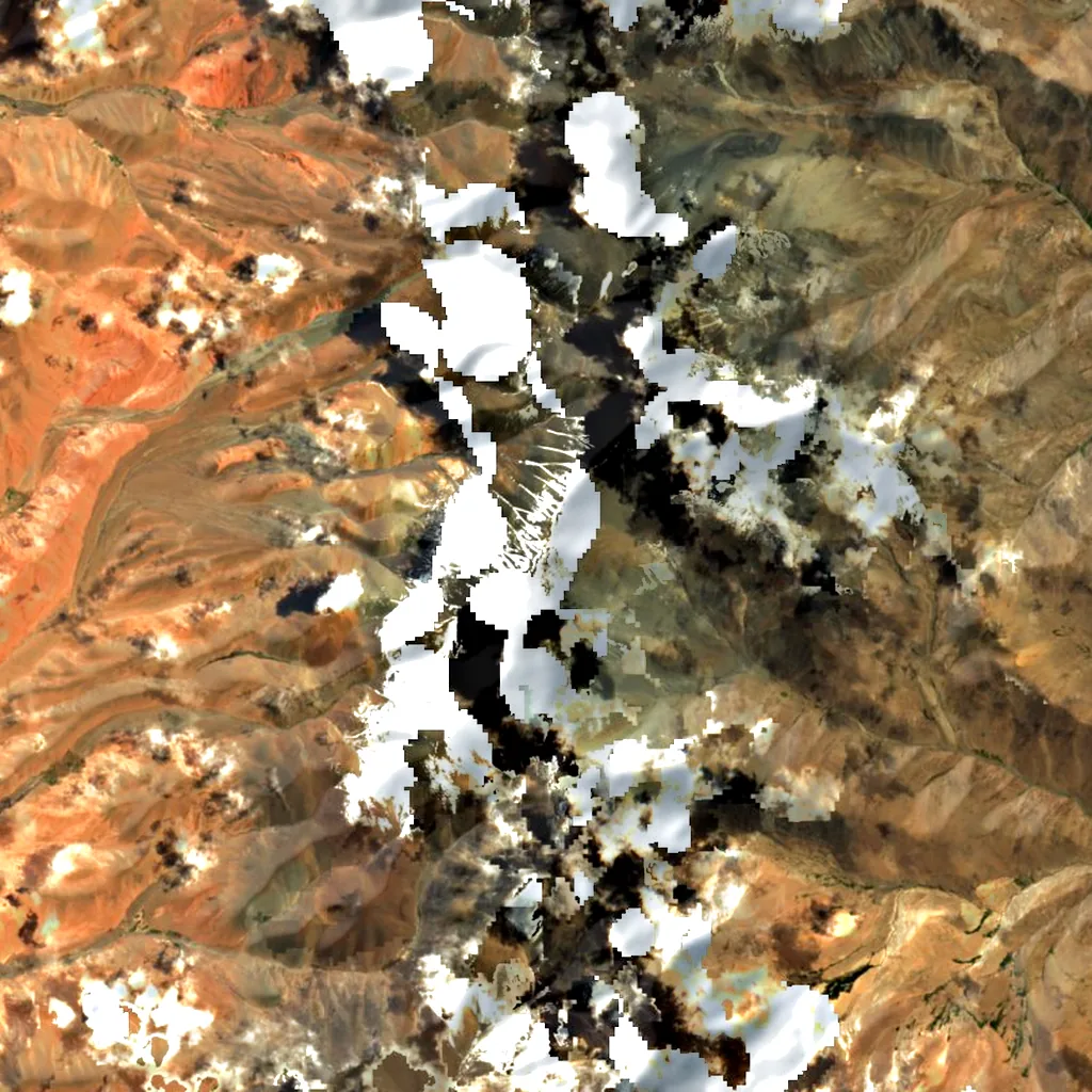 Nevado de Cachi seen from above (Sentinel-2)