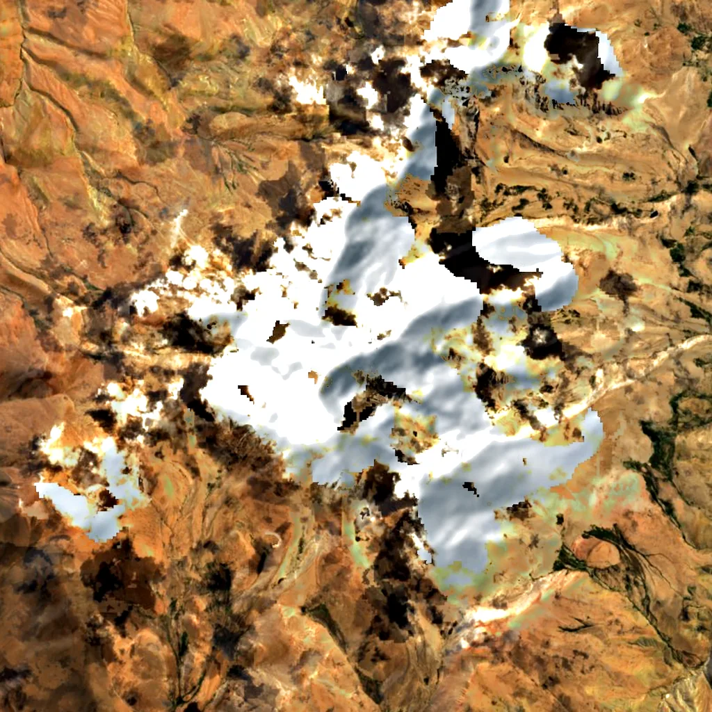 Nevado de Chañi seen from above (Sentinel-2)