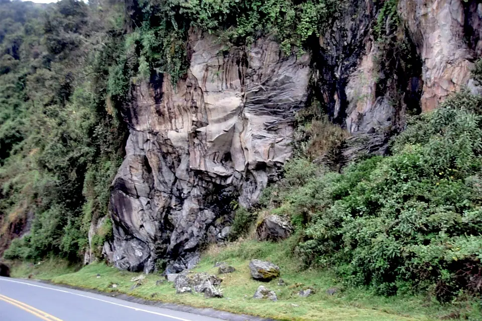 Andesite of Nevado del Ruiz Volcano in Colombia