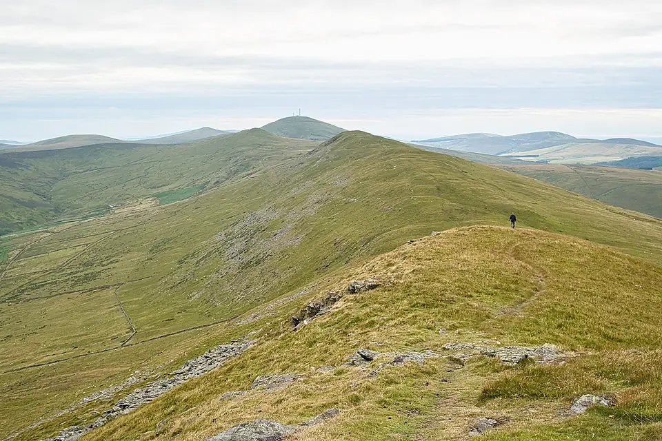 Ridge from North Barrule to Beinn Rein