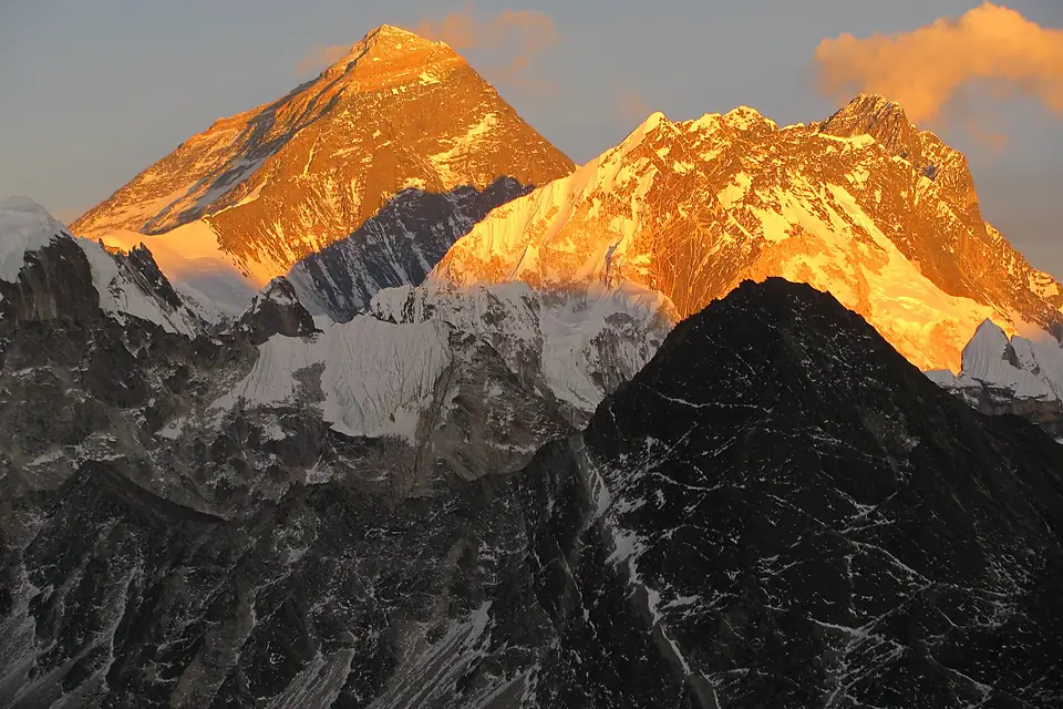 Alpenglow on Everest