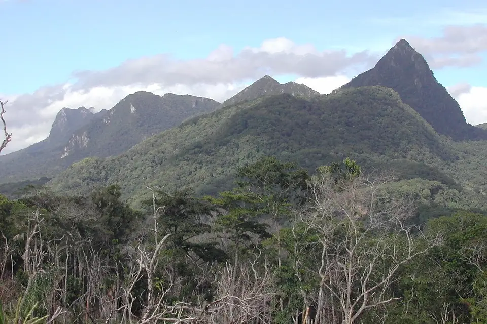View west along the Paitchau Range from near Tutuala, Lautem, Timor-Leste