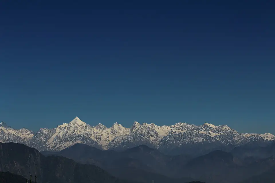 Panchachuli and nearby peaks