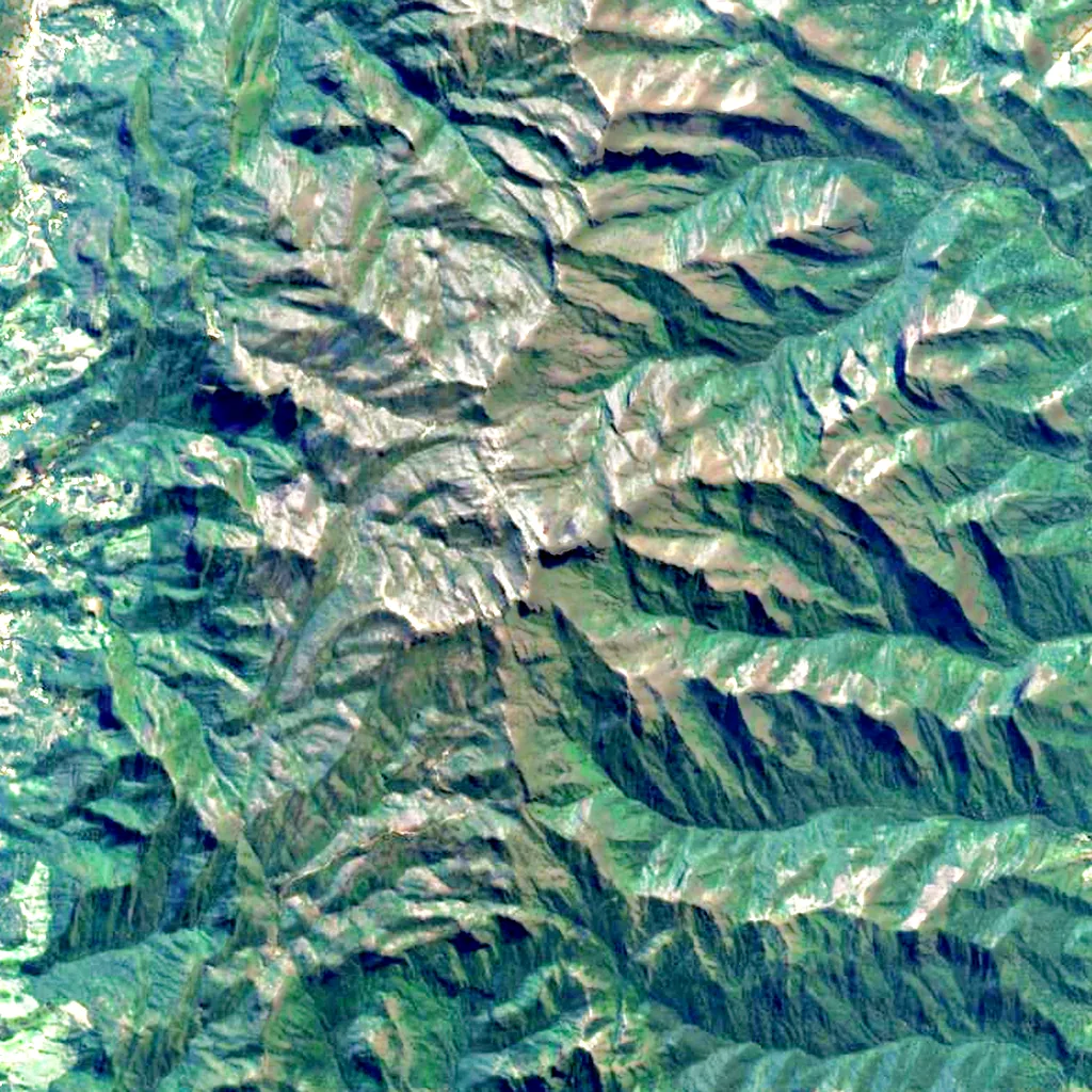 Pico da Bandeira seen from above (Sentinel-2)