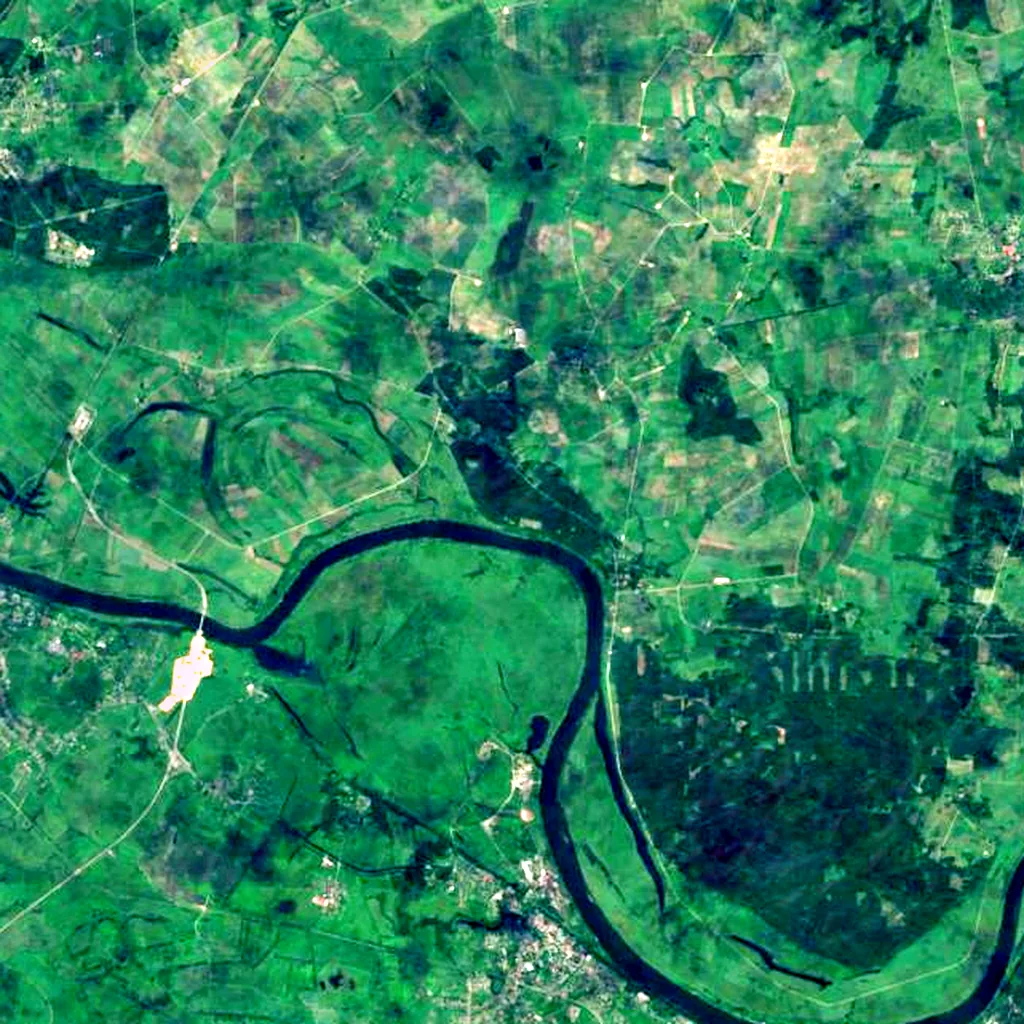 Rambynas seen from above (Sentinel-2)