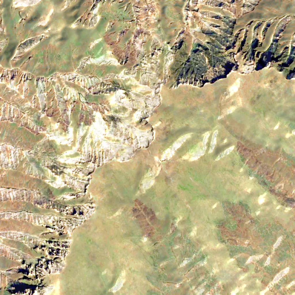 Ras Dashen seen from above (Sentinel-2)