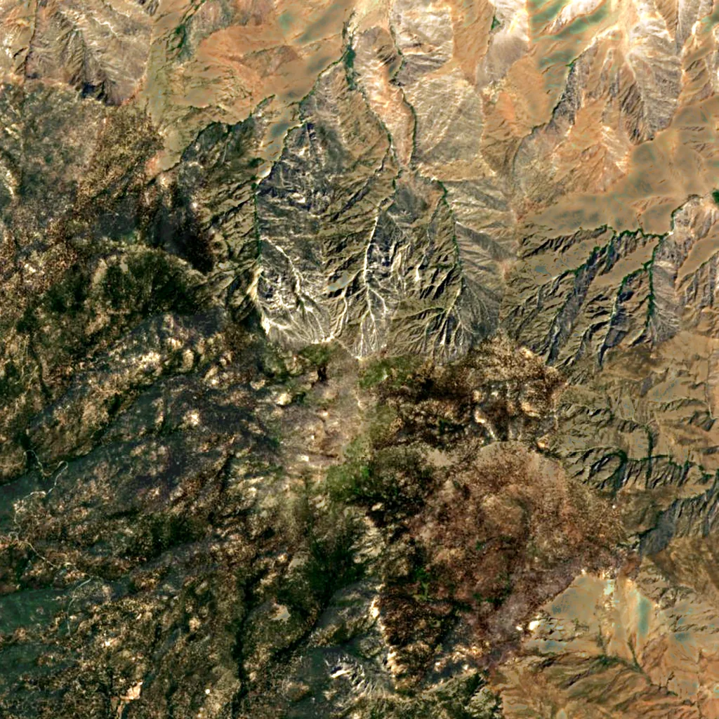San Jacinto Peak seen from above (Sentinel-2)