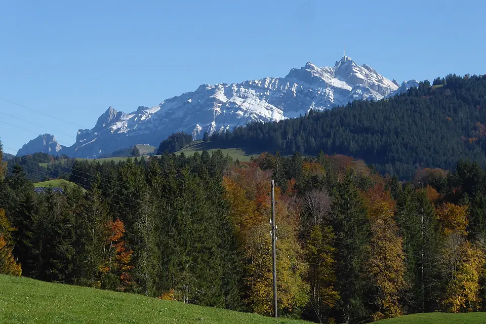 Blick von Kellen auf Säntis