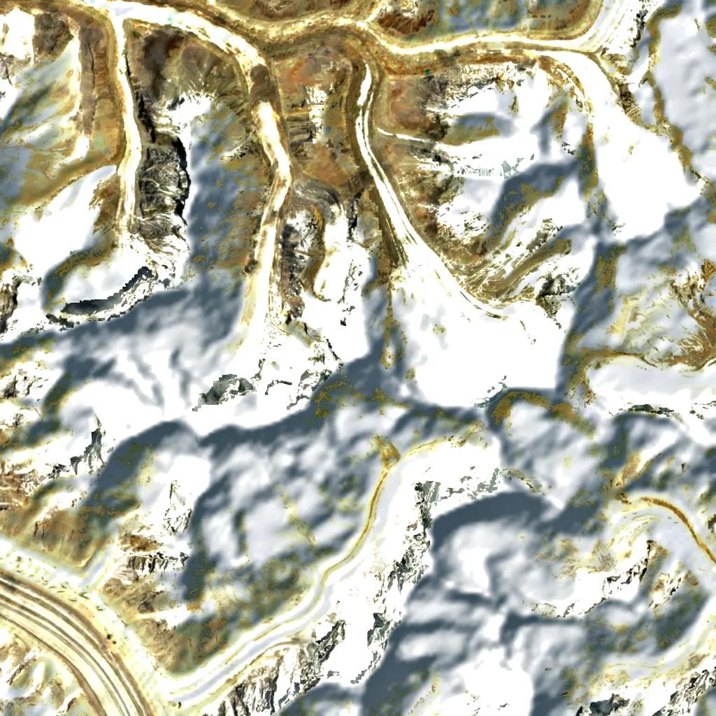 Satopanth seen from above (Sentinel-2)
