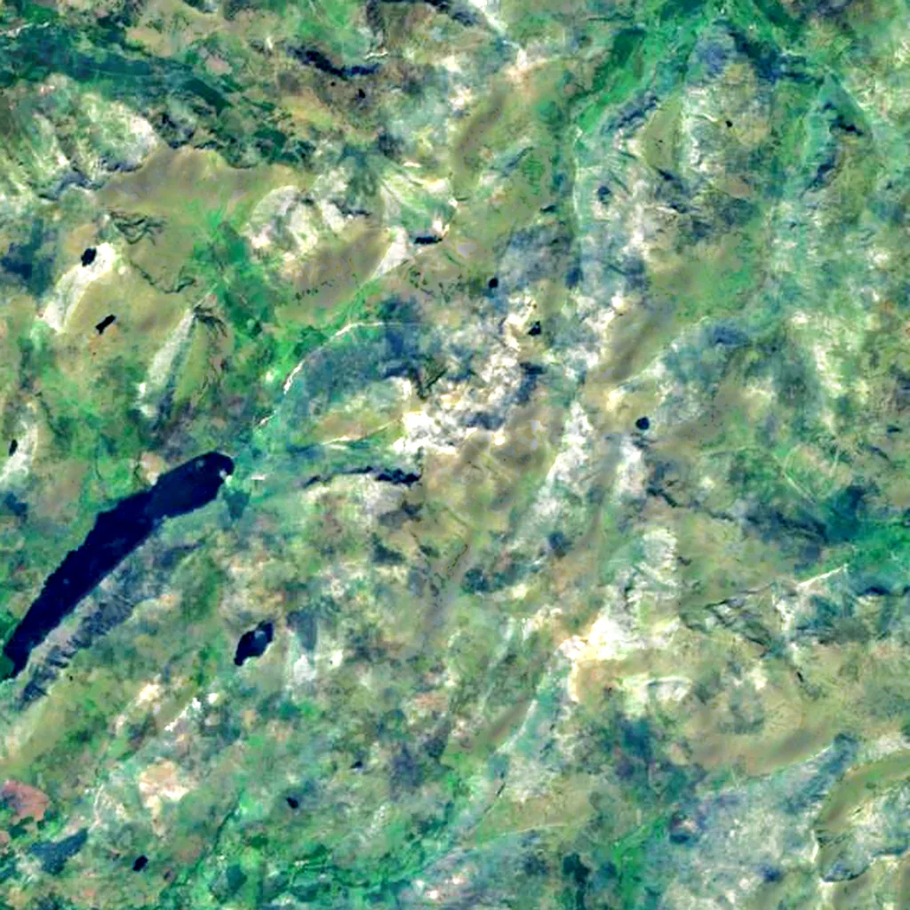 Scafell Pike seen from above (Sentinel-2)