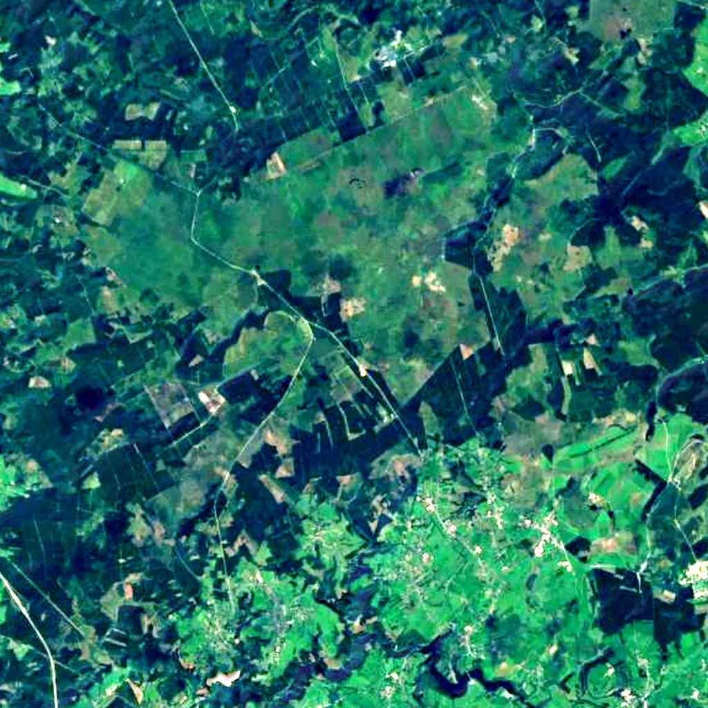 Signal de Botrange seen from above (Sentinel-2)