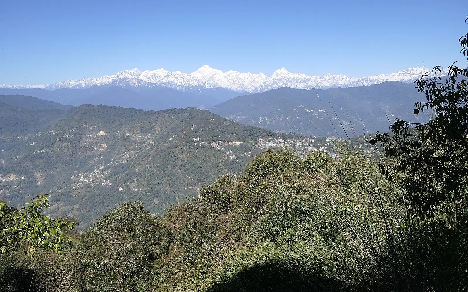 ... Kanchenjunga range viewed from Hanuman temple (51939719309)