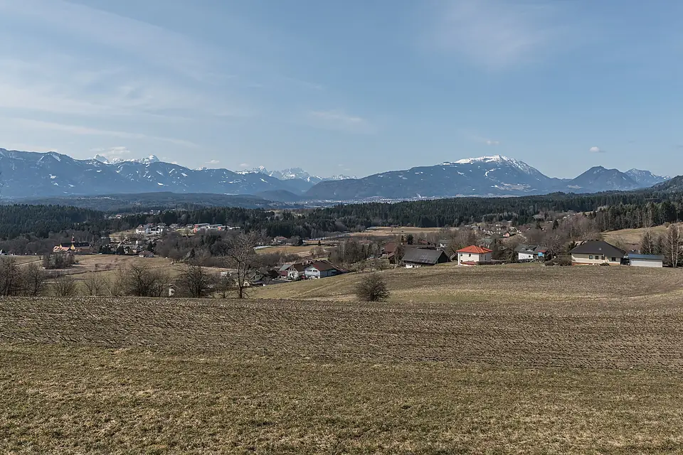 Wernberg Stallhofen Blick auf Julier und Dobratsch 12032015 0748