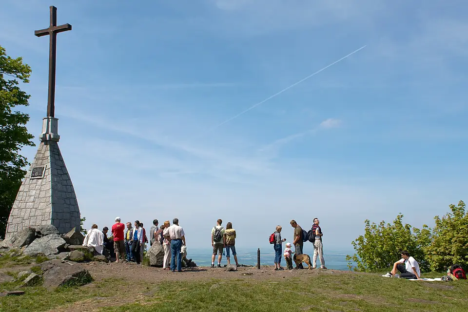 2009, podziwiana panorama - Ślęża - panoramio