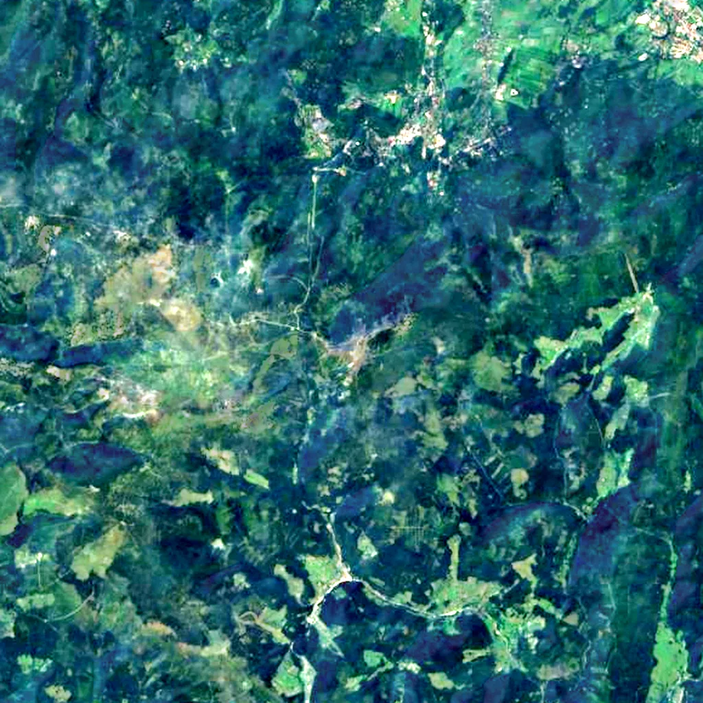 Sněžka seen from above (Sentinel-2)