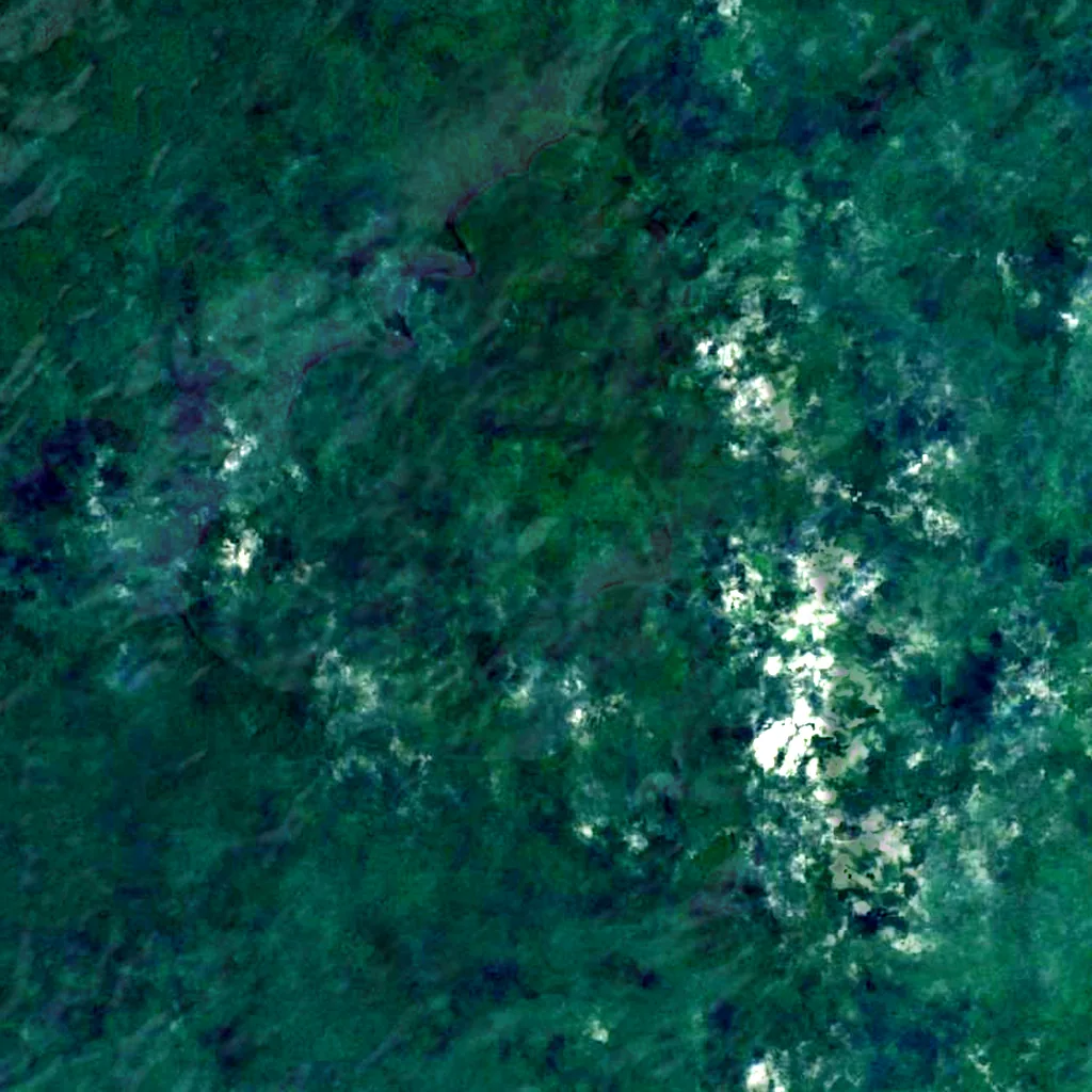 Tafelberg seen from above (Sentinel-2)