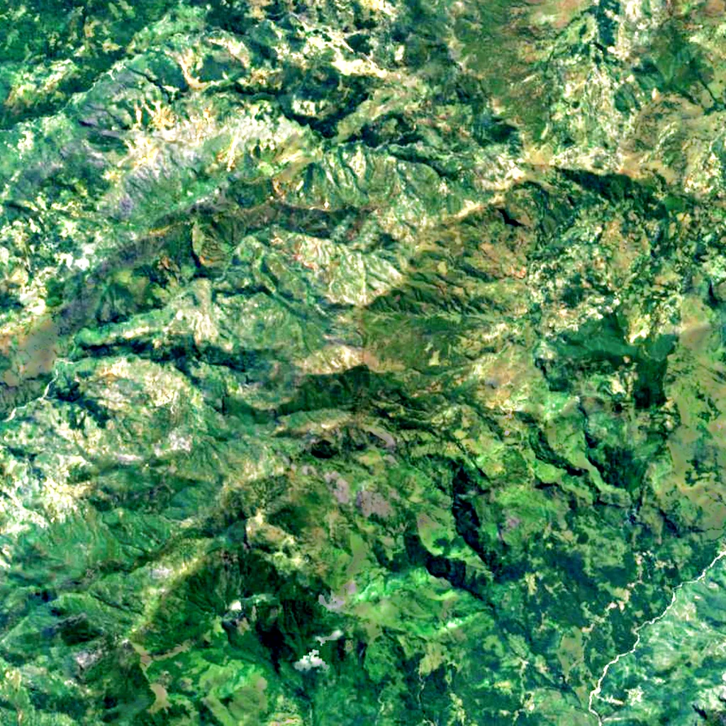 Tatamailau seen from above (Sentinel-2)
