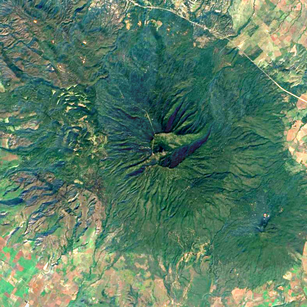 Tequila Volcano seen from above (Sentinel-2)