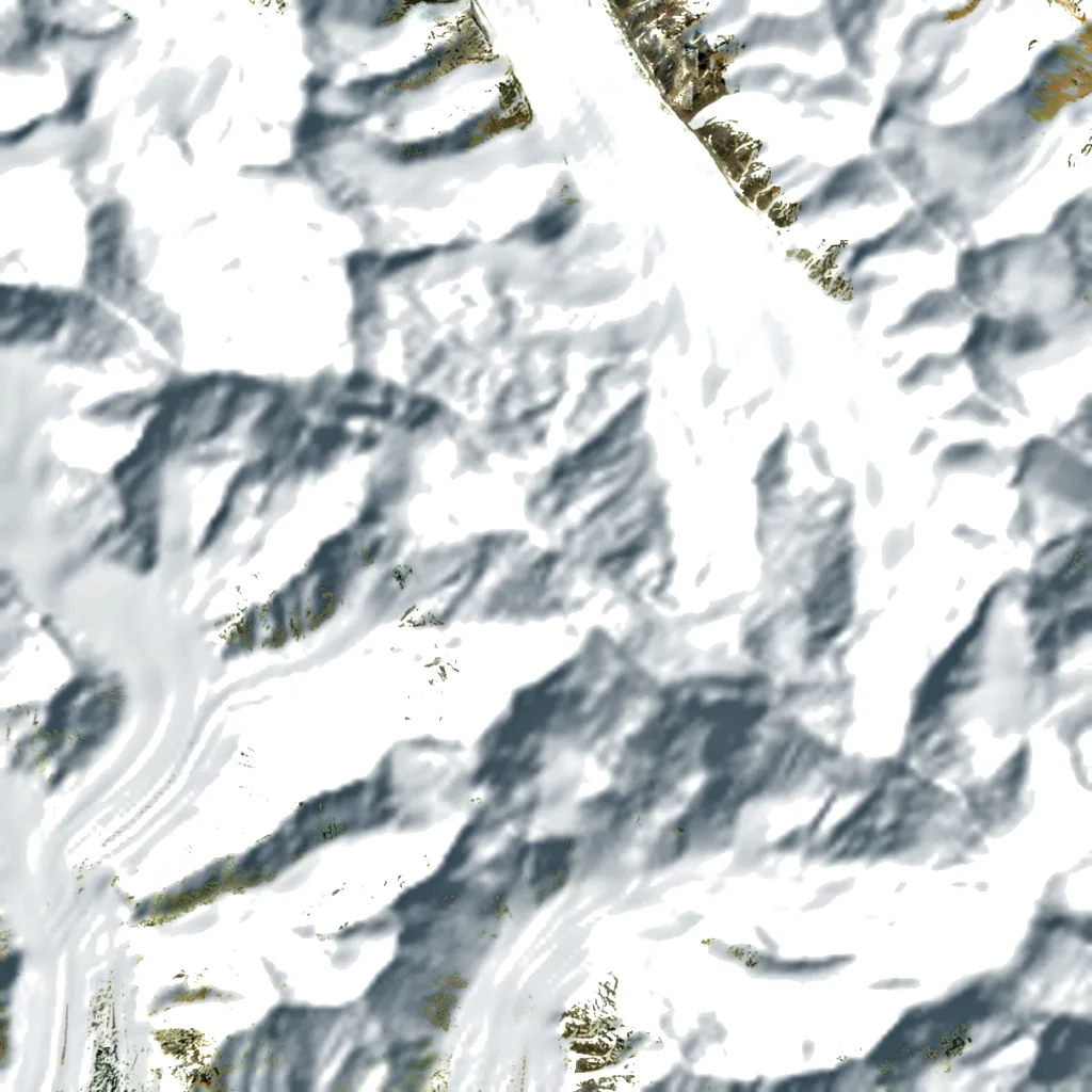 Teram Kangri seen from above (Sentinel-2)