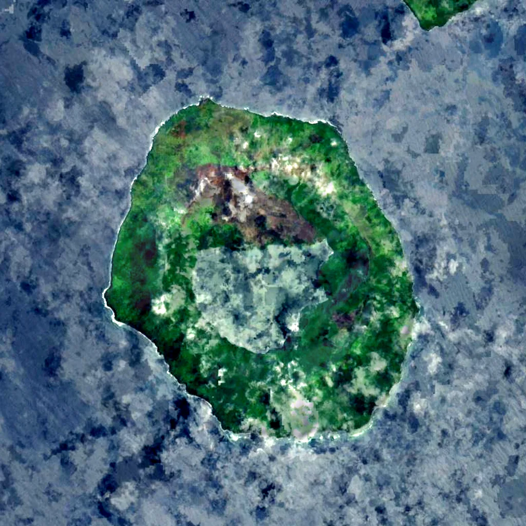 Tofua seen from above (Sentinel-2)