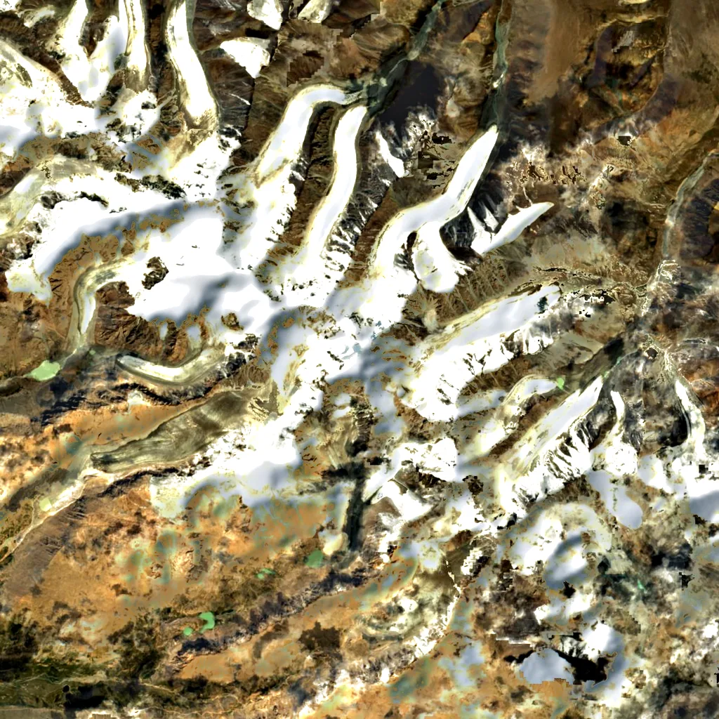 Tomort seen from above (Sentinel-2)
