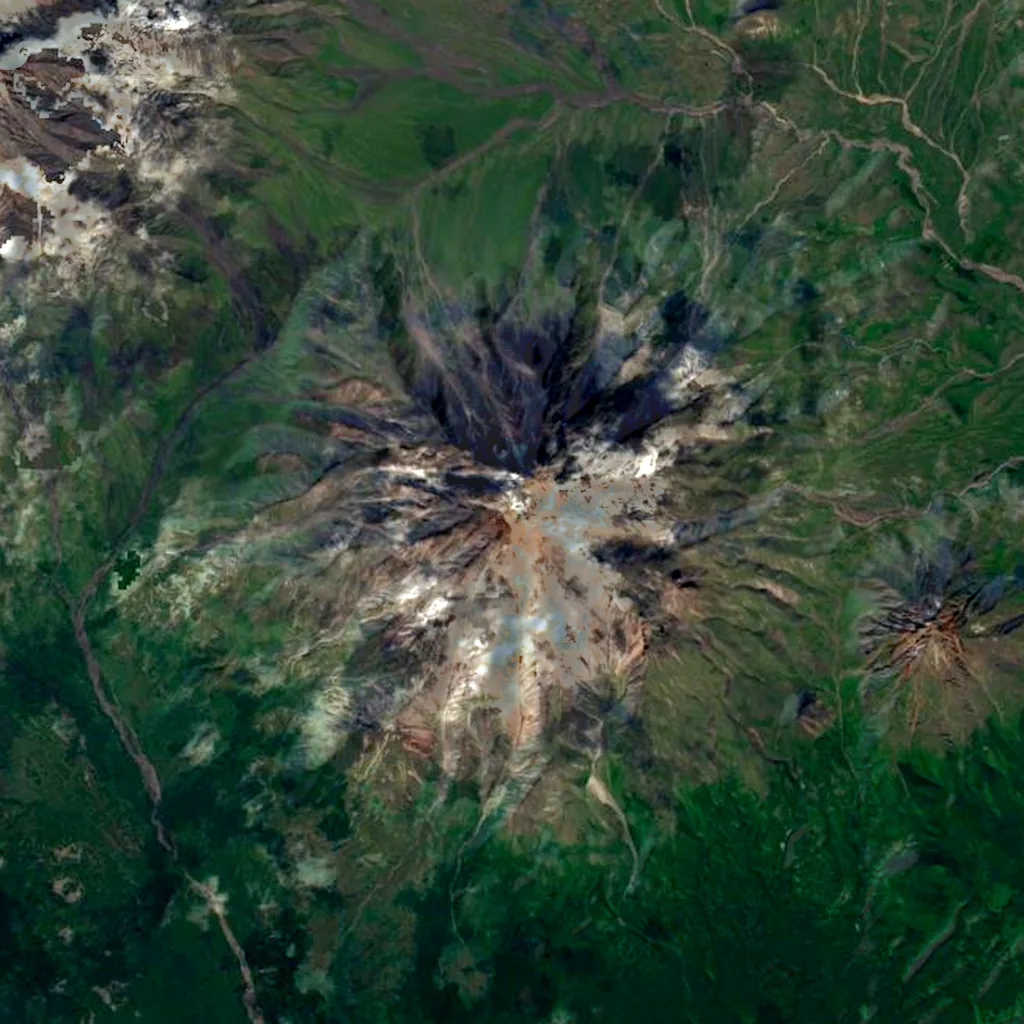 Udina seen from above (Sentinel-2)