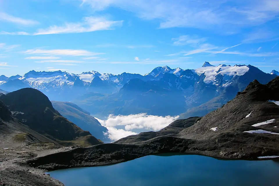 Panorama au parc national de la Vanoise