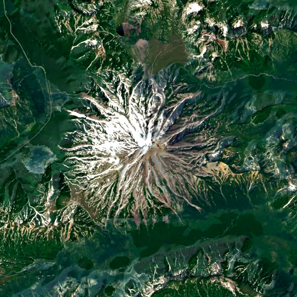 Vilyuchik seen from above (Sentinel-2)