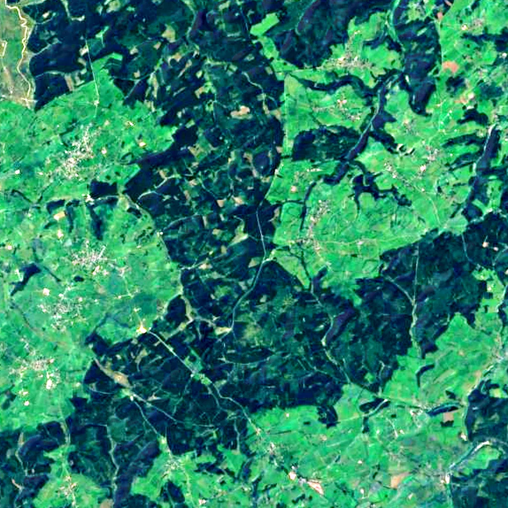Weißer Stein seen from above (Sentinel-2)