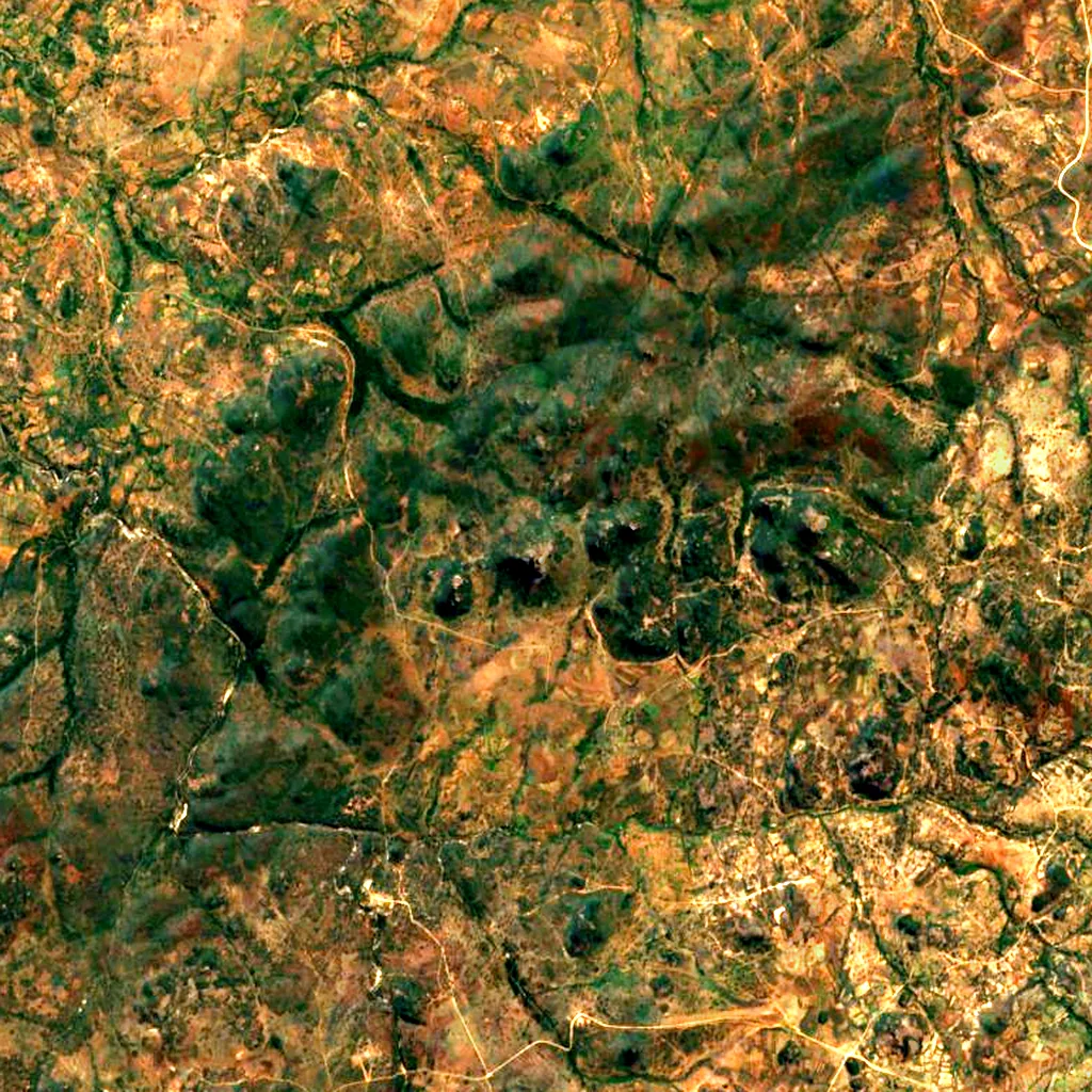 Ziwa seen from above (Sentinel-2)